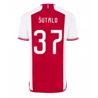 Camisa de Futebol Ajax Josip Sutalo #37 Equipamento Principal 2023-24 Manga Curta